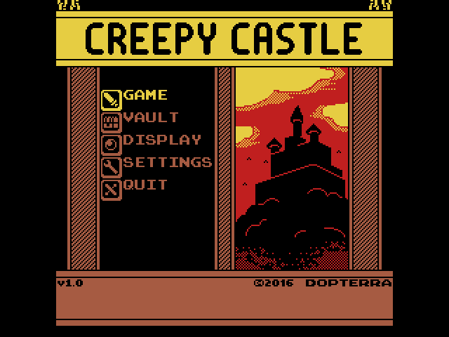 Creepy Castle Title Screen